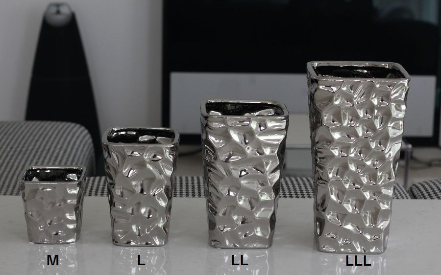 楽天市場】シルバー カラー フラワーベース サイズLL 人気商品