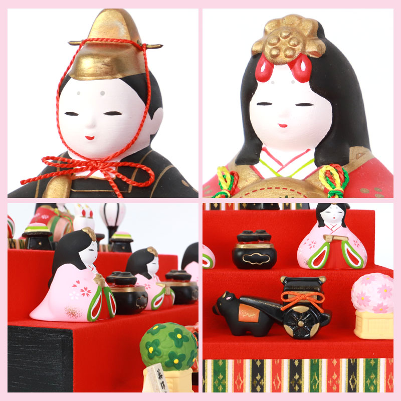 楽天市場】【ポイント5倍 2/25限定】 雛人形 コンパクト 錦彩華みやび