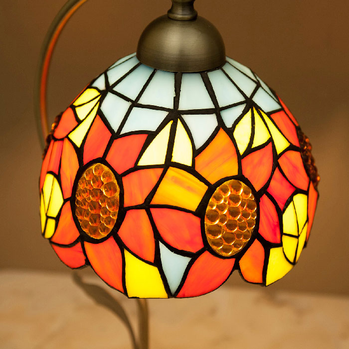 楽天市場】ティファニー テーブルランプ LED電球付属 トンボ MS-TB023