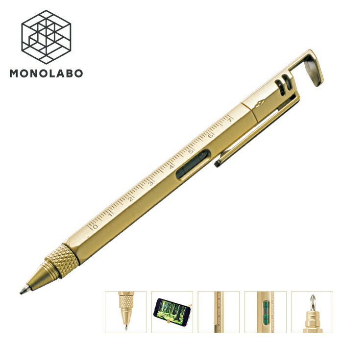 楽天市場】多機能 ペン 1本で5役 ボールペン 水平器 プラスドライバー