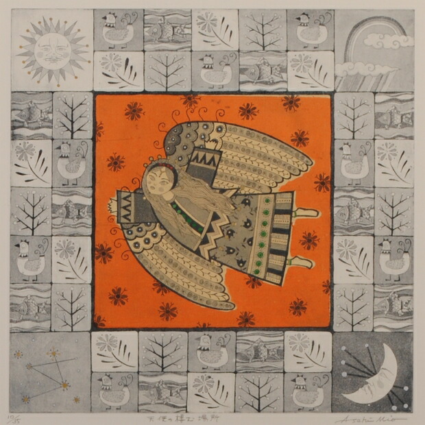 楽天市場】藤原護 絵画 油絵 油彩画 「otonomie」 オトノミ 額付き