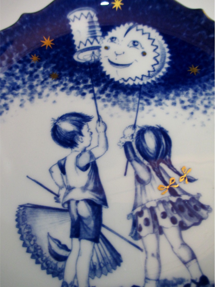 楽天市場】マイセン 聖マルティン祭デザインのイヤープレート 1999