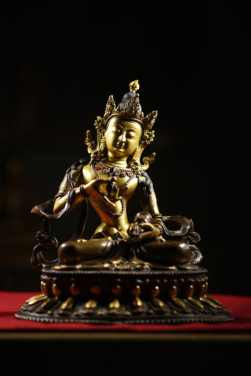 楽天市場】普賢菩薩 銅造鍍金彫金仕上げ : 仏像仏画チベット美術卸の天竺堂