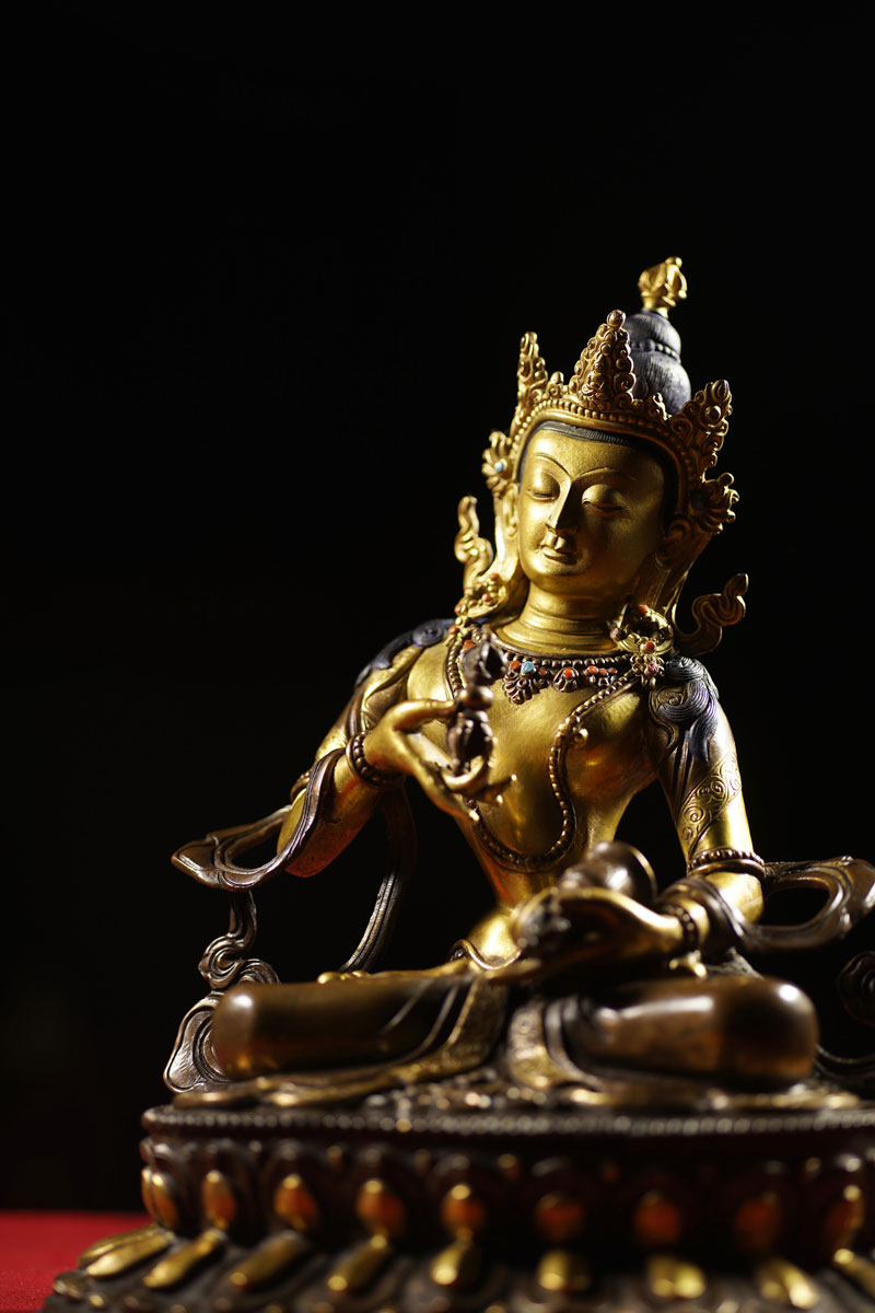 楽天市場】普賢菩薩 銅造鍍金彫金仕上げ : 仏像仏画チベット美術卸の天竺堂