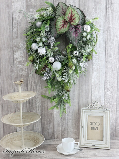 楽天市場】クリスマスリース 玄関 造花 クリスマススワッグ おしゃれ