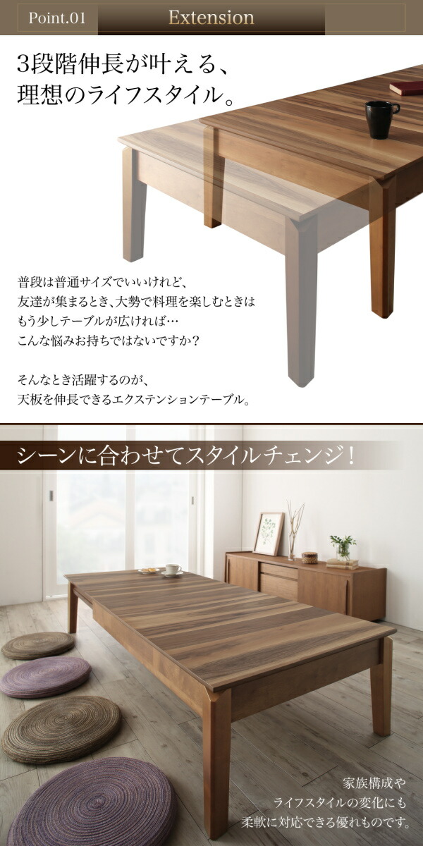 楽天市場】【300円OFFクーポン発行】 3段階伸長式 天然木