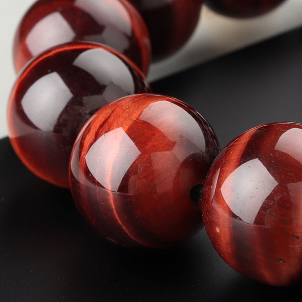 楽天市場】レッドタイガーアイ ブレスレット 約16mm ストレート 桐箱