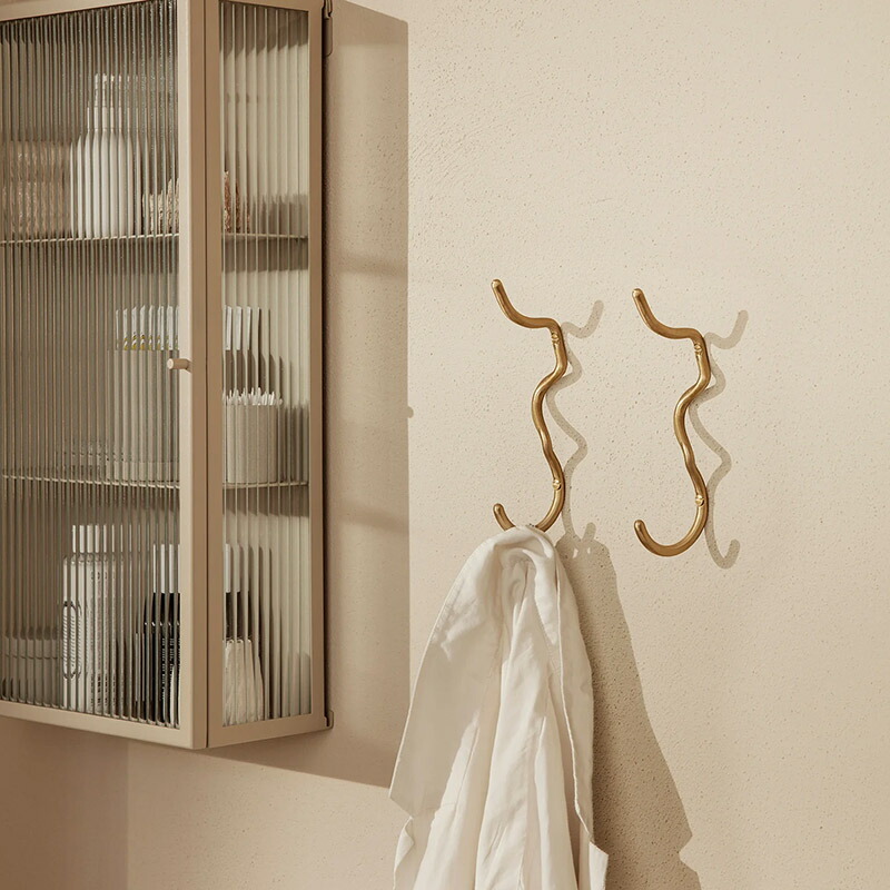 楽天市場】【在庫あります】Ferm Living カーヴァチュア フック ブラス