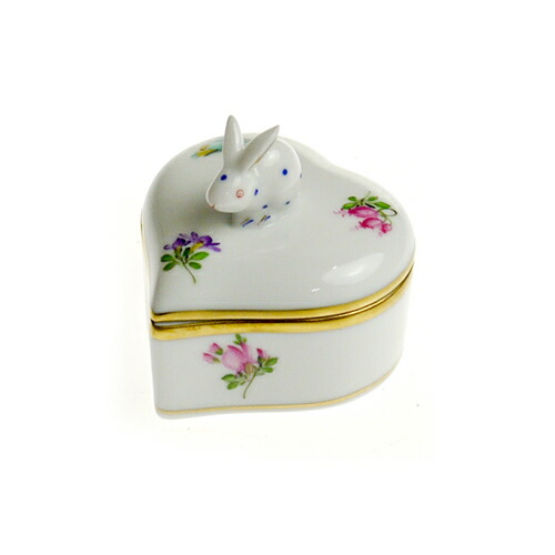楽天市場】ヘレンド (HEREND) MF ミルフルール ボンボン入れ ウサギ