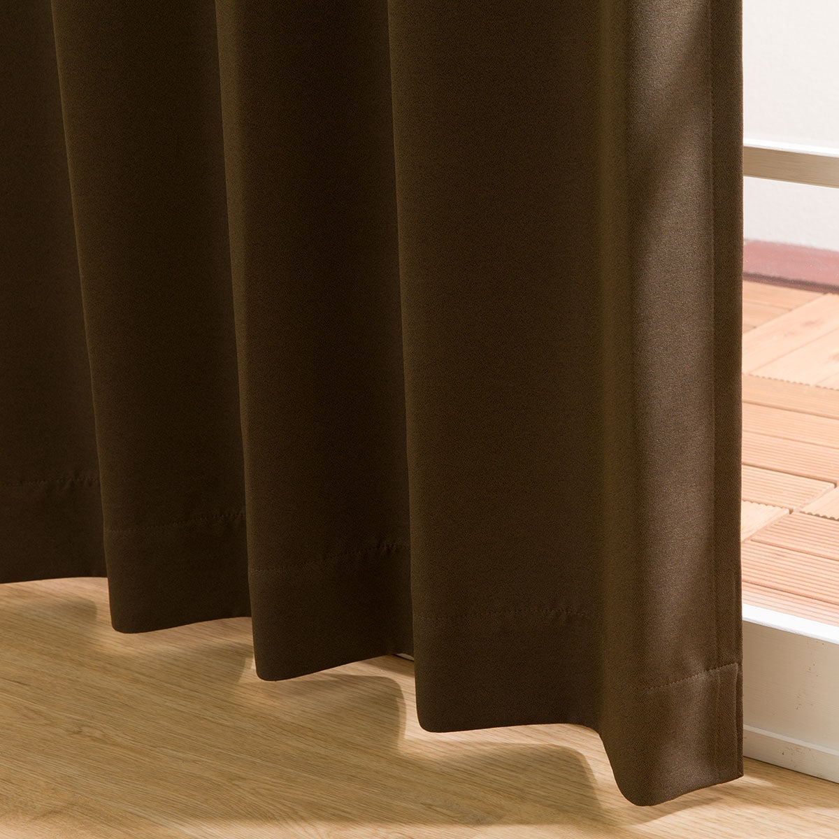 楽天市場】遮光1級ドレープカーテン(ブラウン DH146) ニトリ 【玄関先