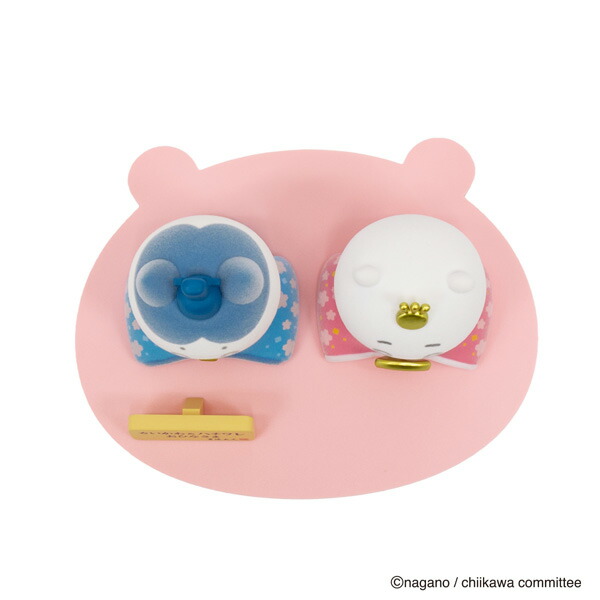 楽天市場】142034 ちいかわ＆ハチワレ ミニ雛人形 おひなさま ミニ