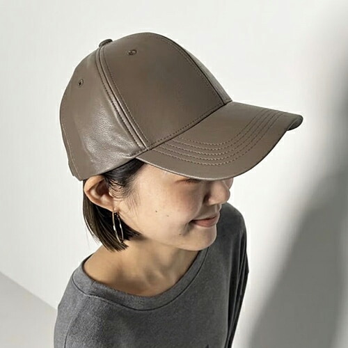 楽天市場】【s20】【CHIGNON/シニヨン】フェイクレザーキャップ【送料
