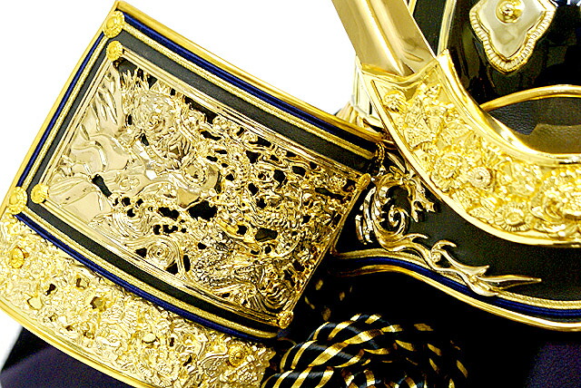 楽天市場】かぶれる兜 五月人形 久月 着用兜 飾り台付き平飾り 豪華