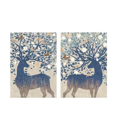 楽天市場】IKEA イケア PJÄTTERYD プィエッテリードアート, シカ50x70