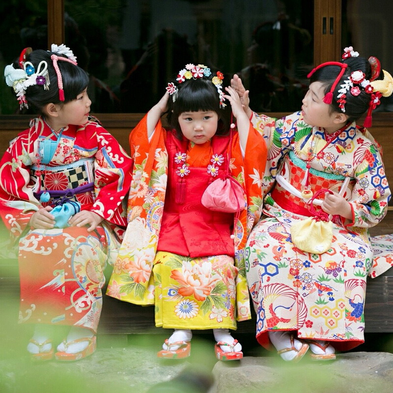 楽天市場】七五三 着物 レンタル フルセット アンティーク 正絹 【三歳