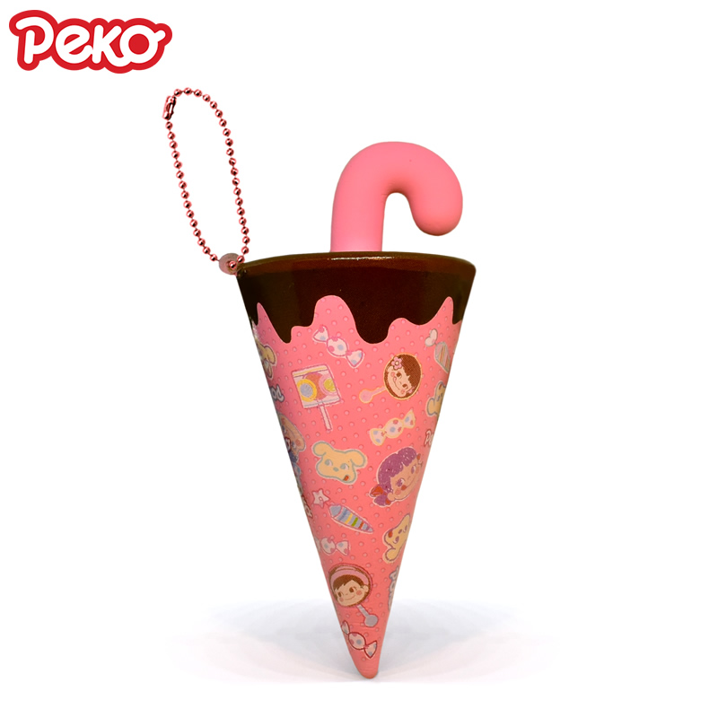 楽天市場】ペコちゃん パラソルチョコ スクイーズ ピンク 【メーカー