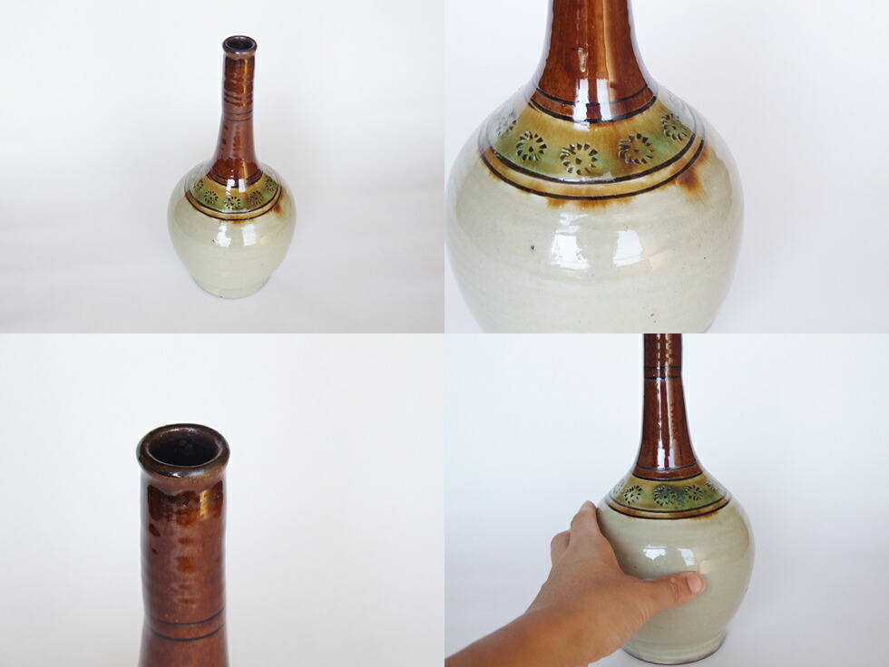 楽天市場】やちむん 民藝 照屋窯 照屋佳信 鶴瓶(つるびん)花器