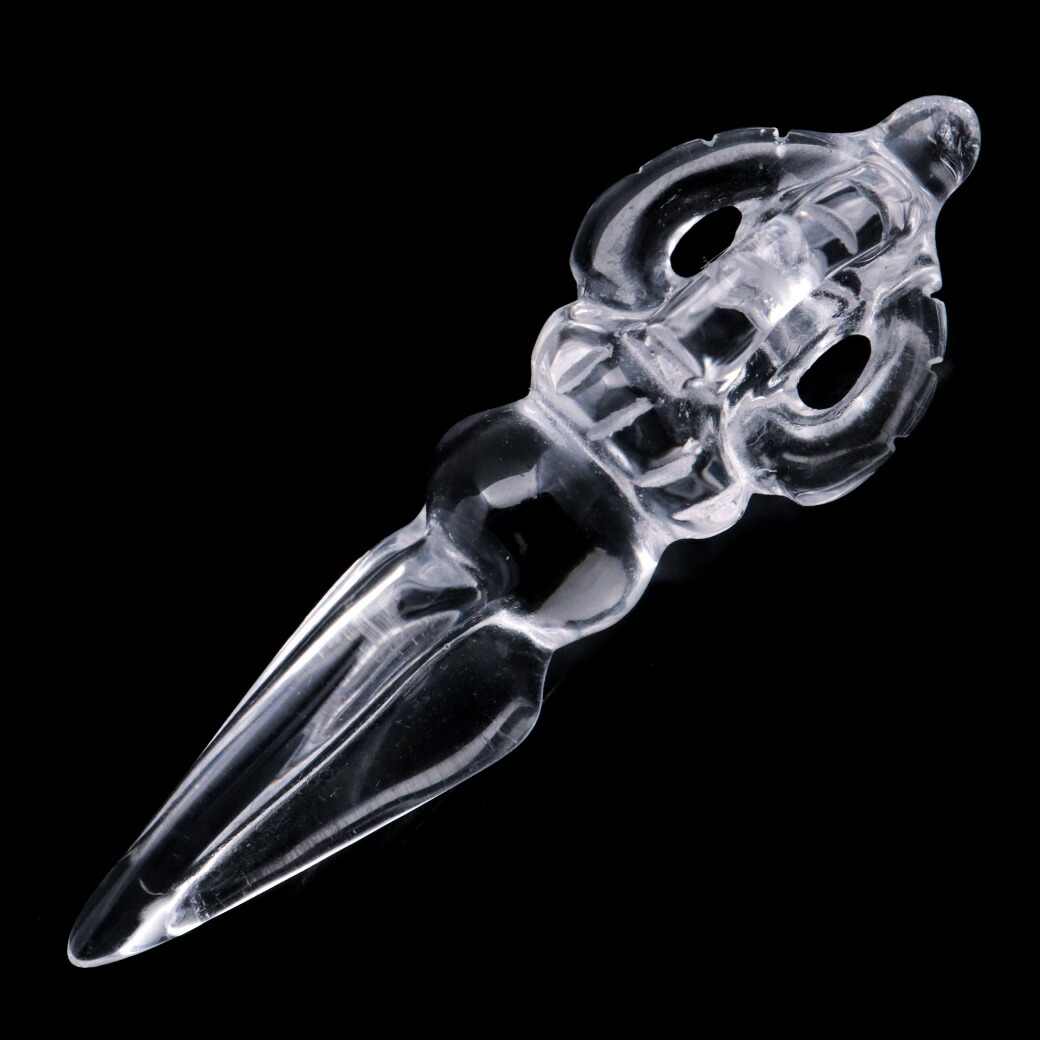 楽天市場】水晶 プルパ 独鈷杵 クリスタル クォーツ 天然石