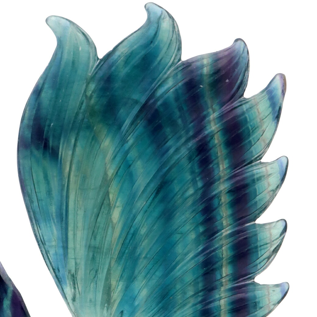 楽天市場】フローライト 置物 九尾の狐 天然石 蛍石 ほたるいし 彫刻