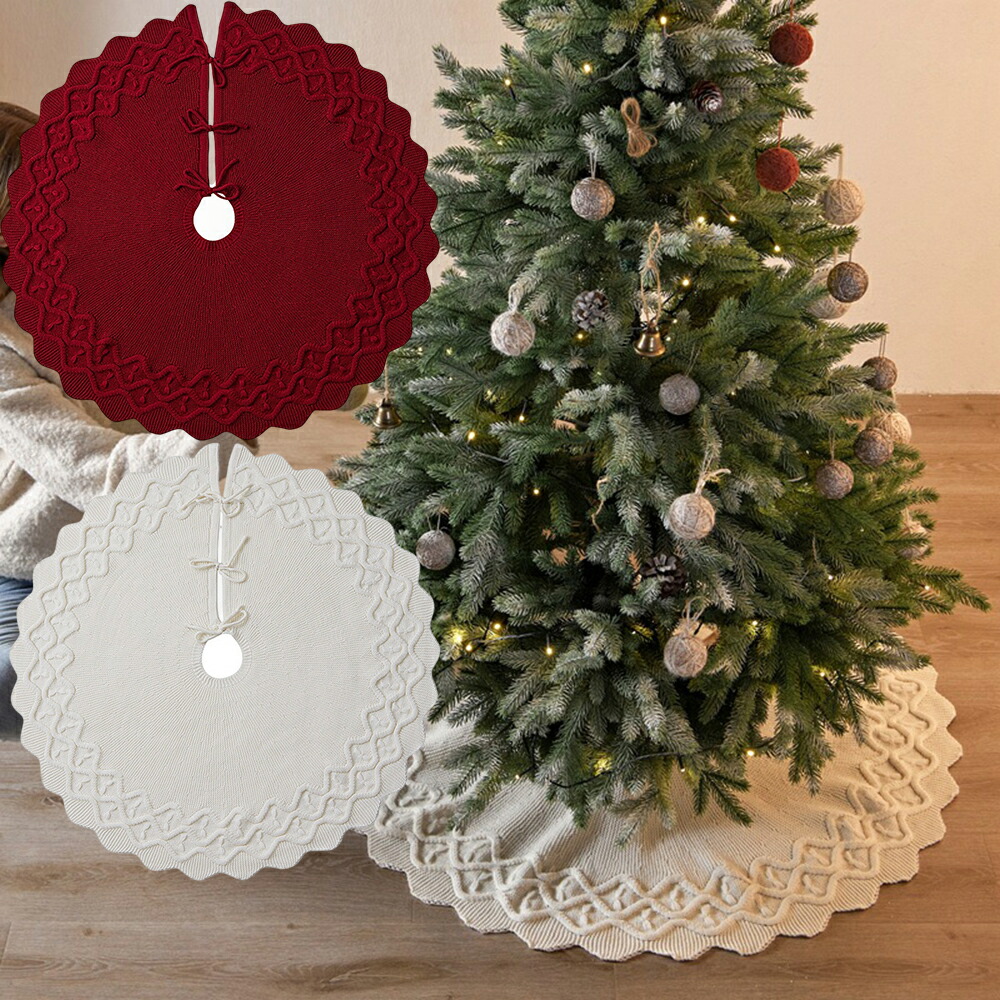 楽天市場】クリスマス ツリー スカート ツリー エプロン 飾り