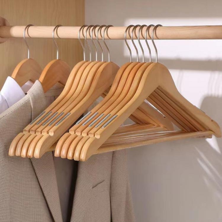 楽天市場】ハンガー 木製 木製ハンガー ハンガーセット 20本 44.5cm