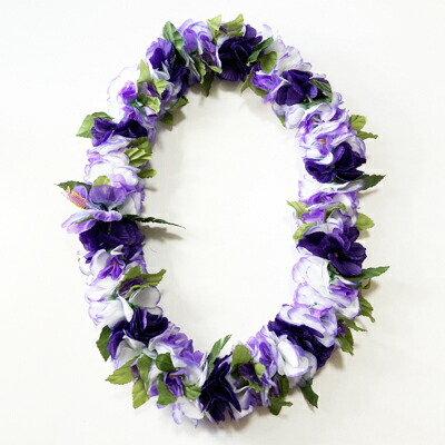 楽天市場】ハワイアン レイ ローズコンボ ポエポエ ハイビスカス 付き