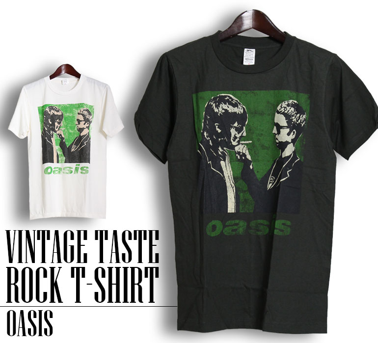 楽天市場】ヴィンテージ風 Oasis Tシャツ オアシス ロックTシャツ