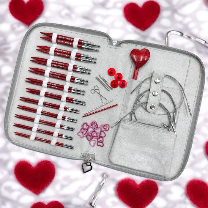 楽天市場】KnitPro & teraiコラボ『 amore Red 118 』交換式輪針 Set