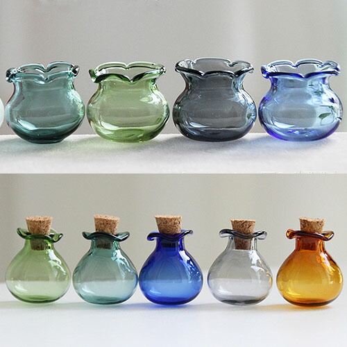 楽天市場】ミニ ガラスドーム 金魚鉢 花瓶 20mm 1個 レジン カラフル