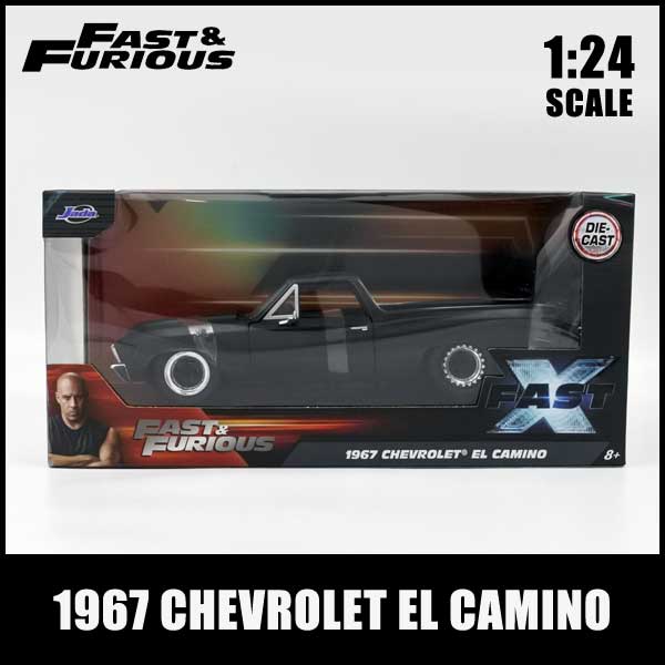 楽天市場】1/24 ワイルドスピード 箱入り ミニカー 1967 CHEVROLET EL