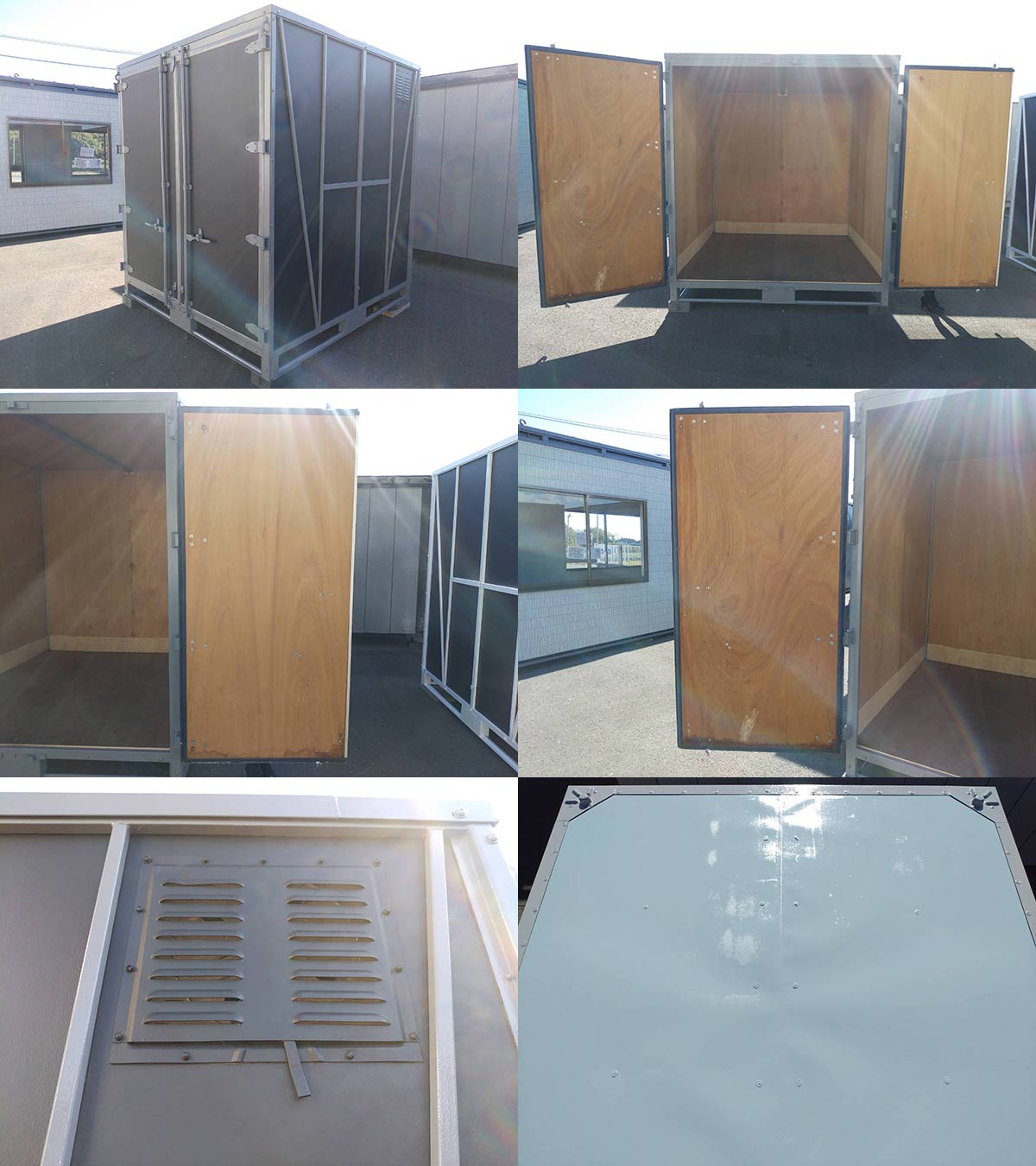 楽天市場】【10000960-03】【中古】2m サイコロコンテナ 1.2坪 2.4帖