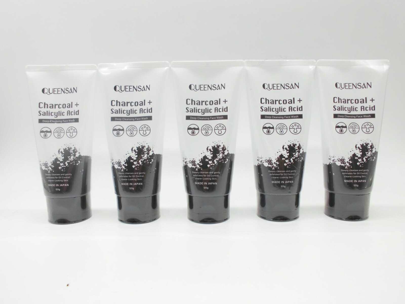 楽天市場】【定価3850円×5個セット】QUEENSAN 炭洗顔料 クレンジング
