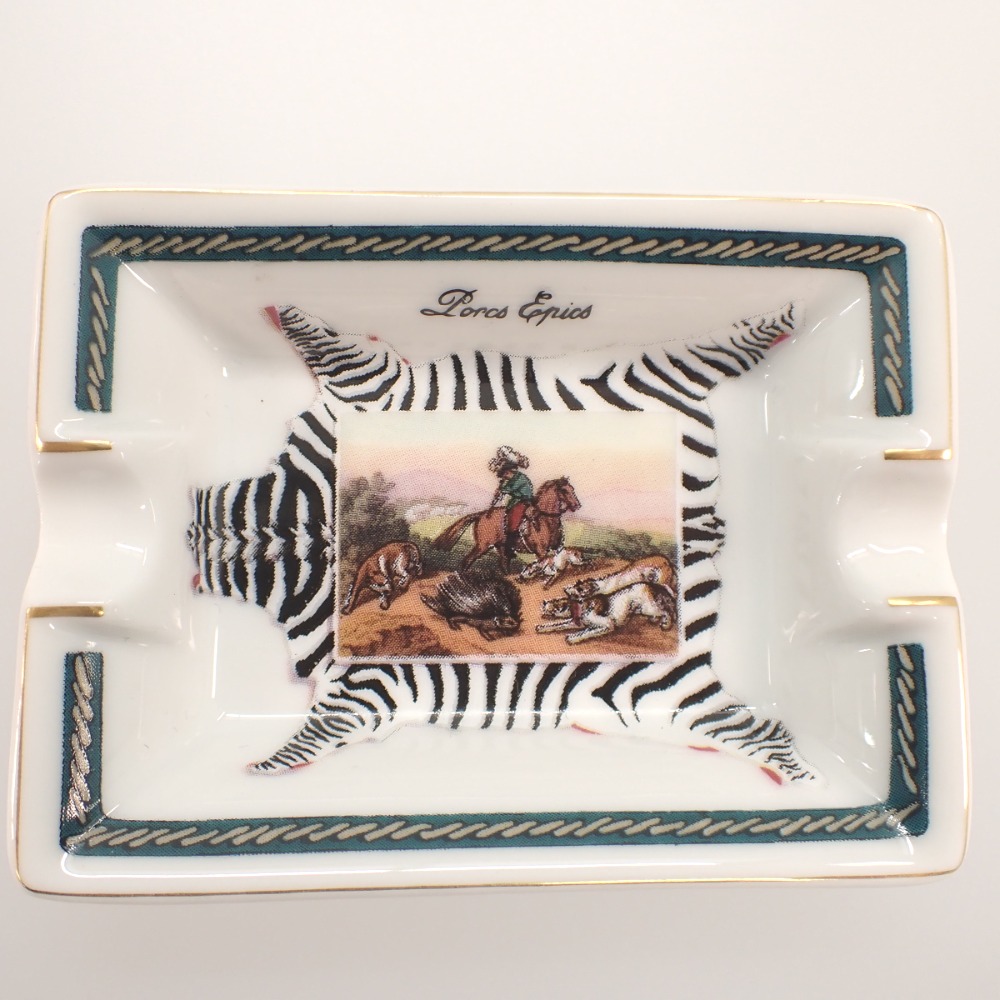 楽天市場】【中古】 エルメス 陶器 ミニ 灰皿 4個セット 小物入れ 馬