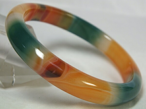楽天市場】□龍香堂□☆瑪瑙（メノウ）バングル58mm（t8） : 龍香堂