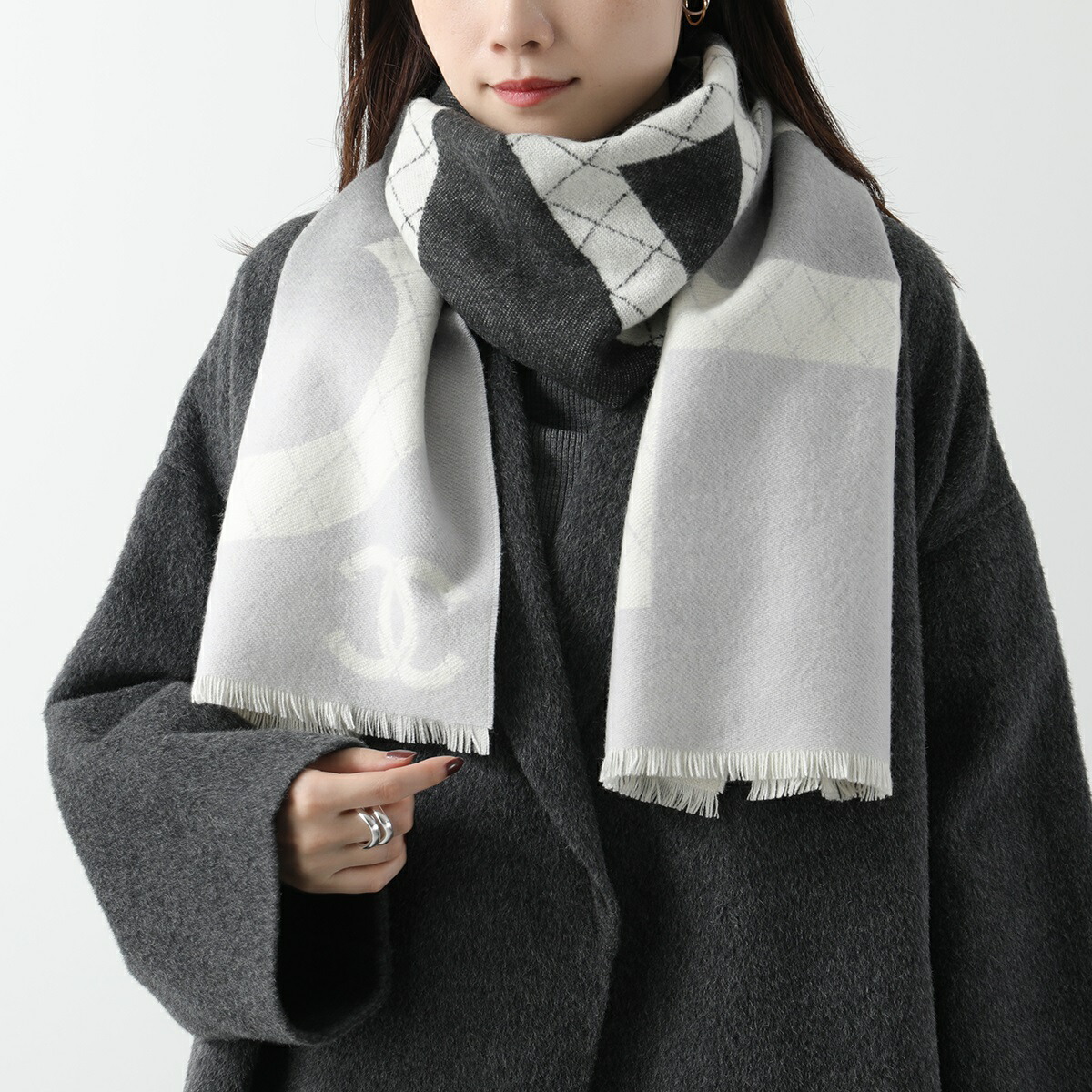 楽天市場】CHANEL シャネル マフラー AAA492 B18267 レディース