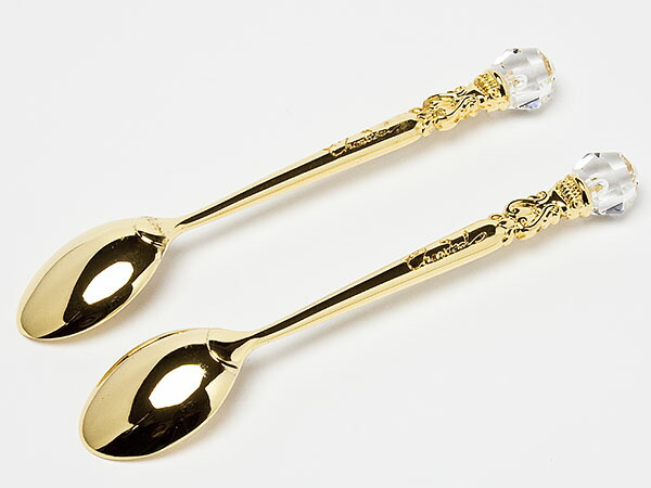 楽天市場】シャンディールKPゴールドコレクション24金加工 スプーン2本