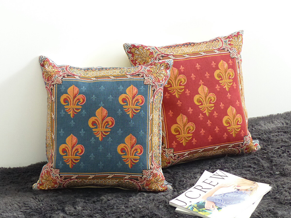 楽天市場】ART de LYS フランス製 ゴブラン織り クッションカバー 7583