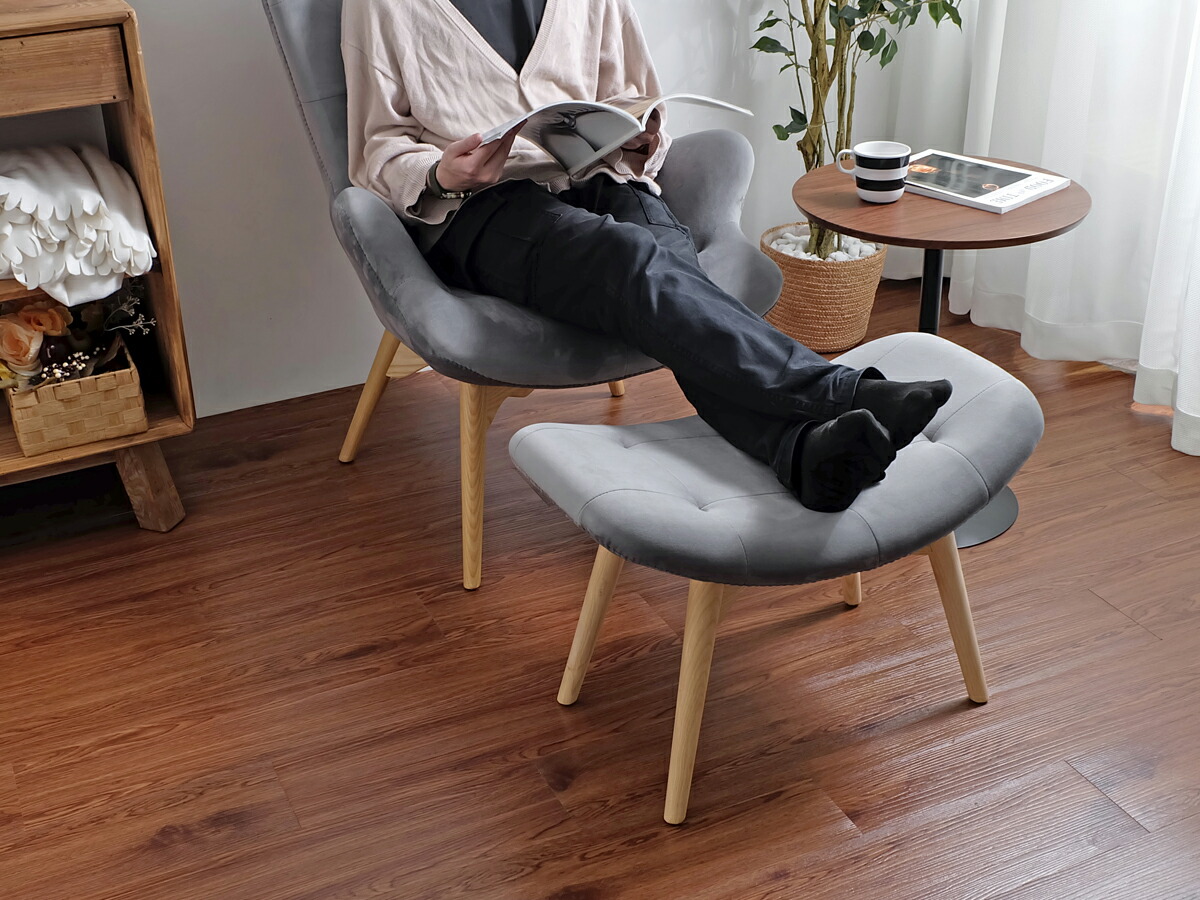 楽天市場】Contour Ottoman（コンターオットマン） ベルベット調 全2色