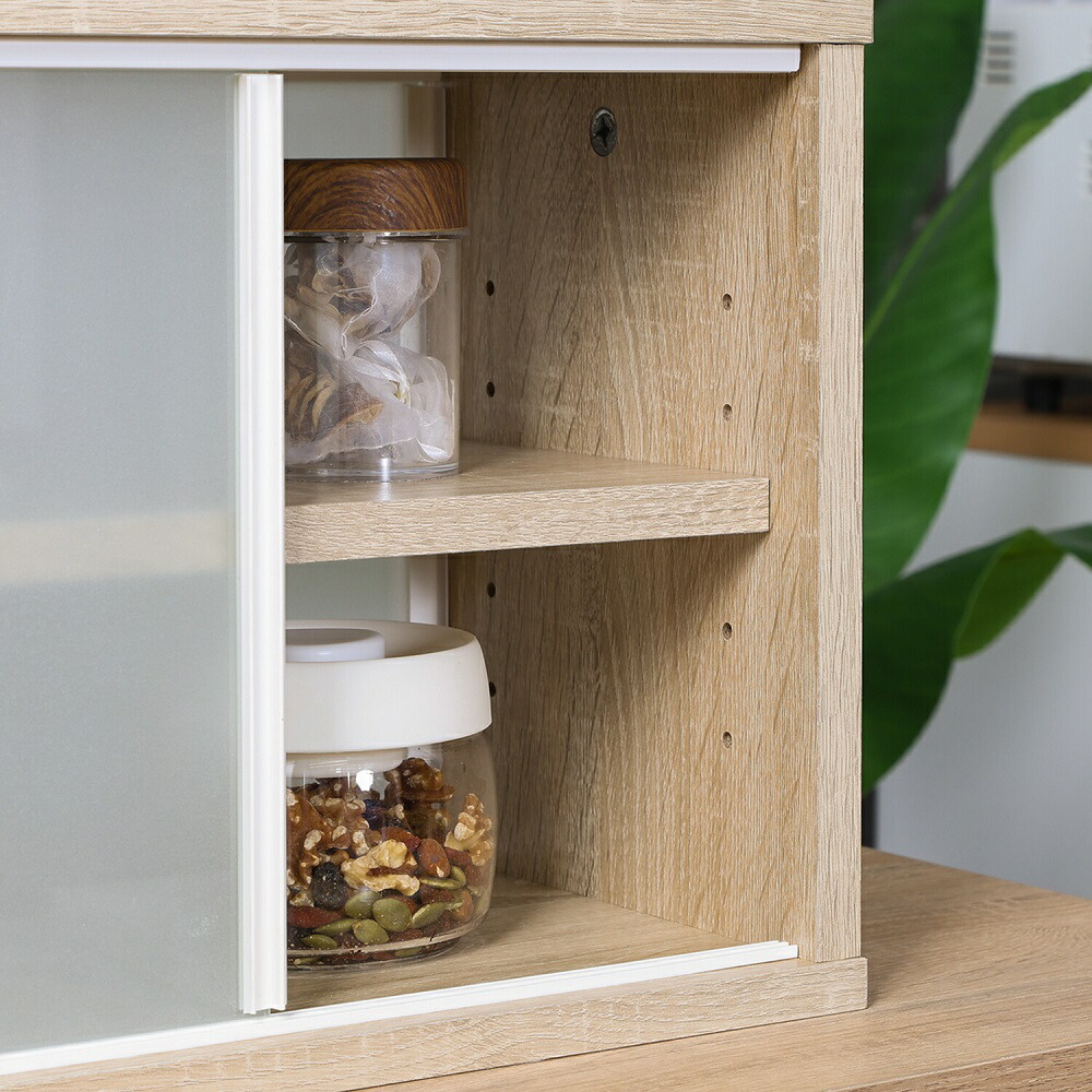 楽天市場】カウンター上収納ラック 幅120cm キッチン 収納 ラック 棚