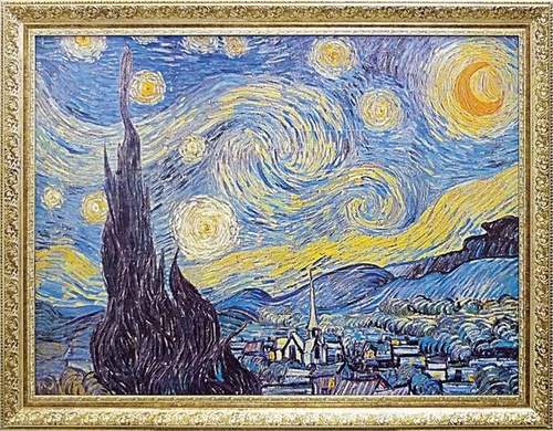 楽天市場】絵画 ゴッホ 「Starry Night 1889」/インテリア 額入り 額装