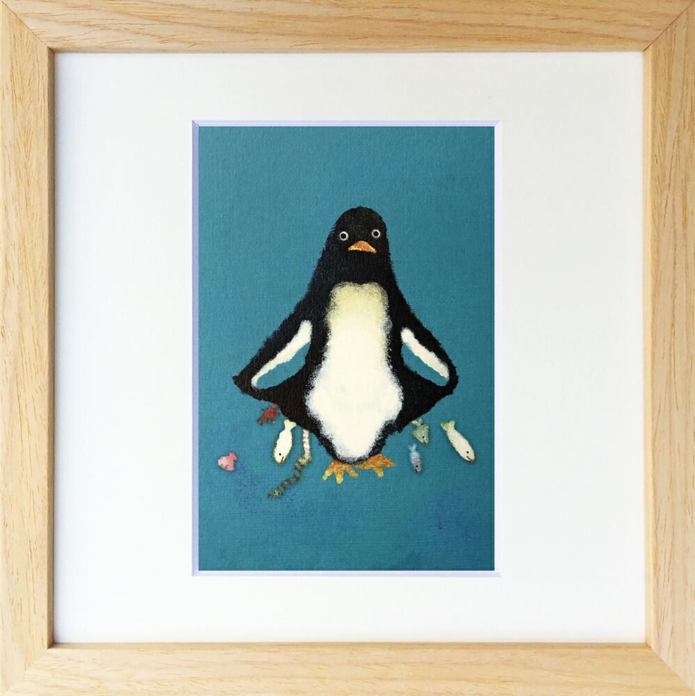 楽天市場】絵画 菜生(nao) 200シリーズ ペンギン ポケット プレゼント