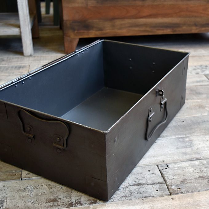 楽天市場】ツールボックス 箱 工具入れ アンティーク 蓋付きボックス