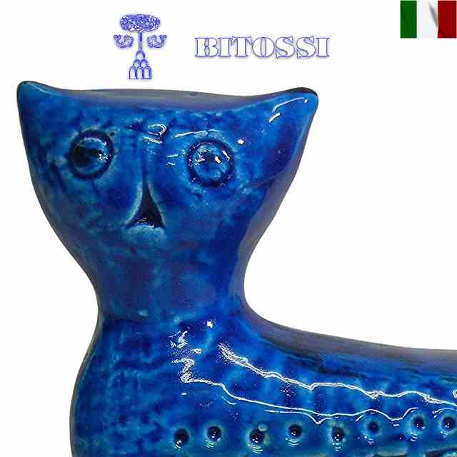 楽天市場】ビトッシ 置物 猫 bitossi リミニブルー イタリア