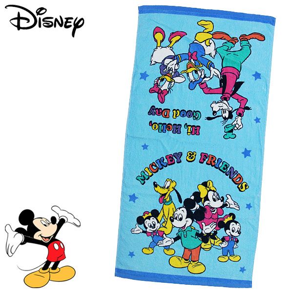 楽天市場】ミッキーマウス＆フレンズ バスタオル ポジティブリー