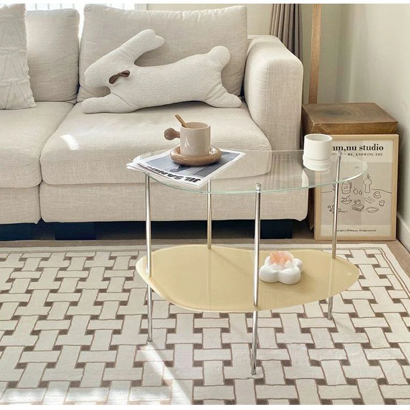 楽天市場】クリア テーブル サイドテーブル アクリル板 透明 センター