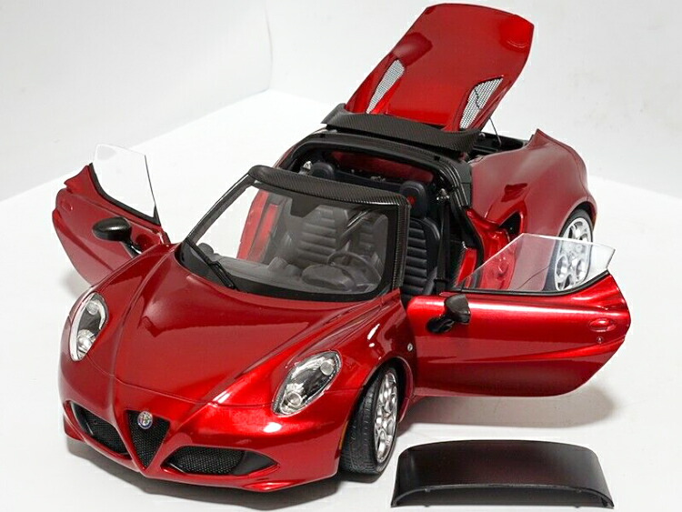 楽天市場】オートアート 1/18 アルファロメオ 4C スパイダー レッド