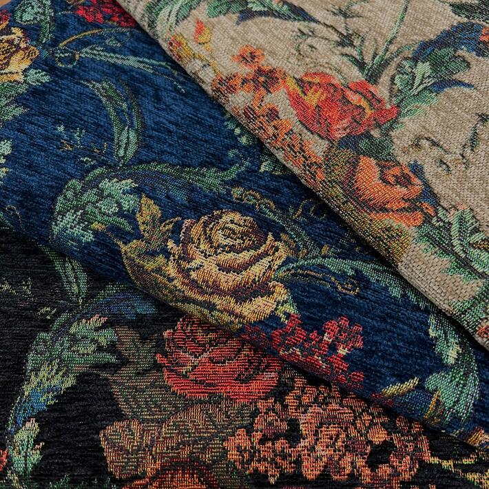 楽天市場】ゴブラン モール糸 広幅 バラ フラワー 花柄 ゴブラン織り