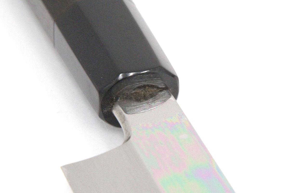 楽天市場】【中古】【未使用品】鐵剱良政 柳刃包丁 本焼 一尺 平鏡面