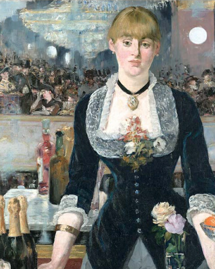 楽天市場】アート額絵 マネ フォリー・ベルジェールのバー 受注生産 高