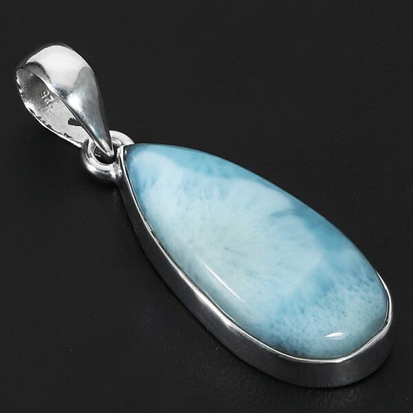 楽天市場】ラリマー シルバー ペンダントトップ 雫 天然石